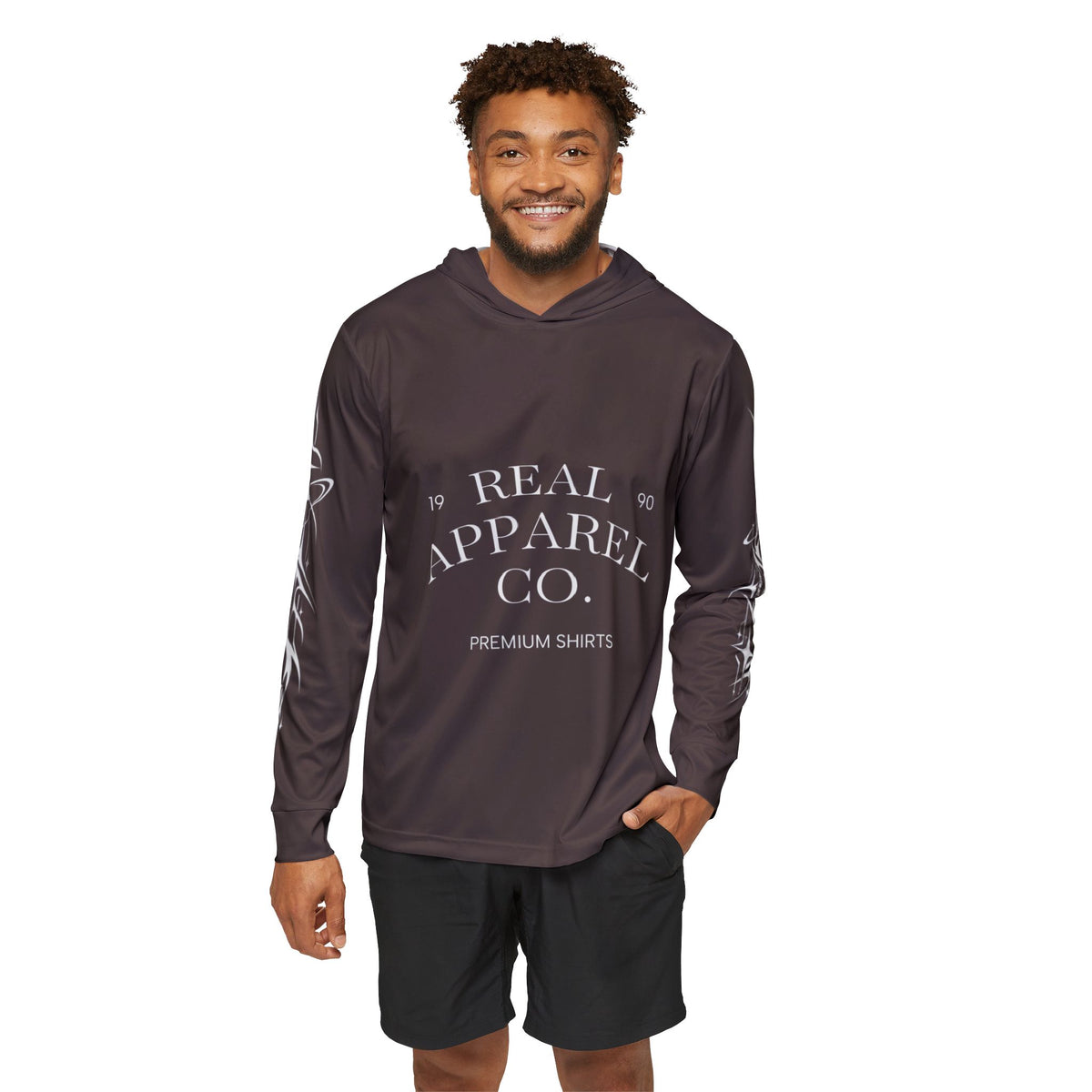 Daeone Men's 'Real Apparel Co.' Warmup Hoodie